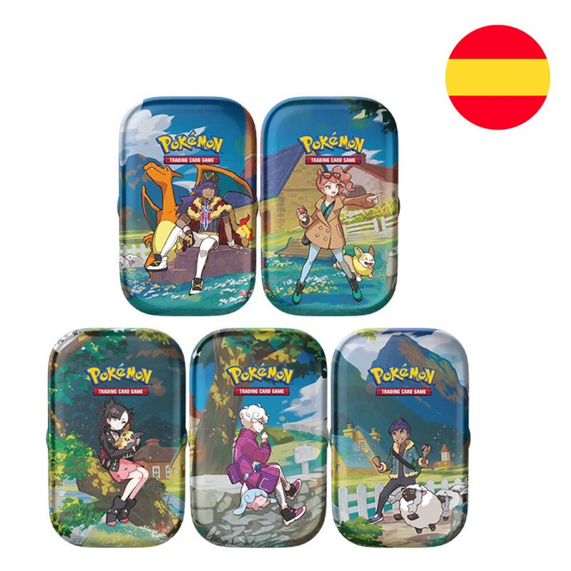 Lata juego cartas coleccionables Pokemon surtido Espa�ol