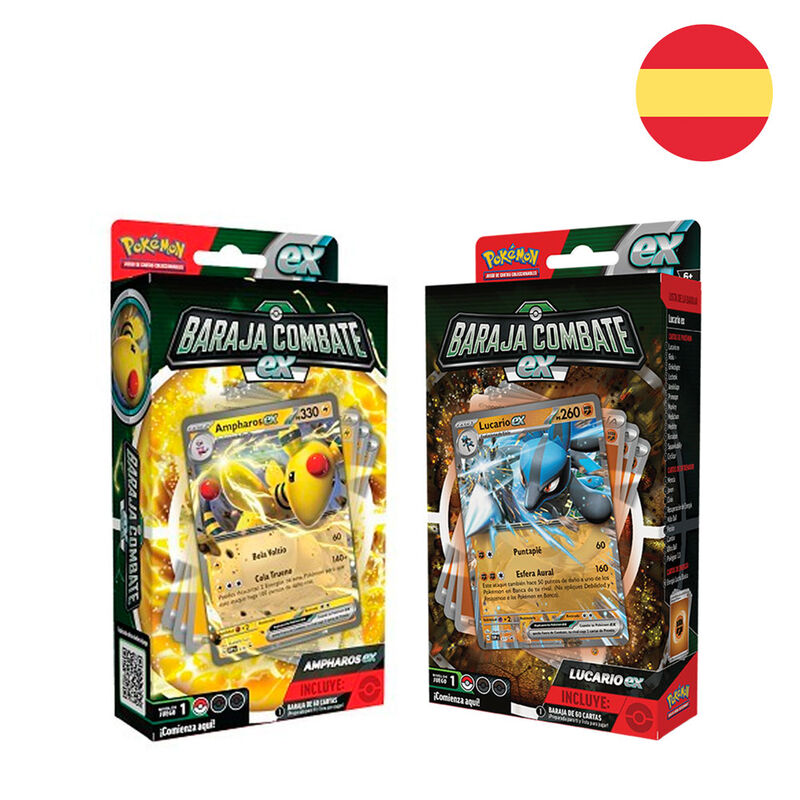 Baraja juego cartas coleccionables Battle Deck Pokemon surtido espa�ol