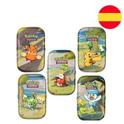 Mini lata juego cartas coleccionables Pokemon surtido espa�ol