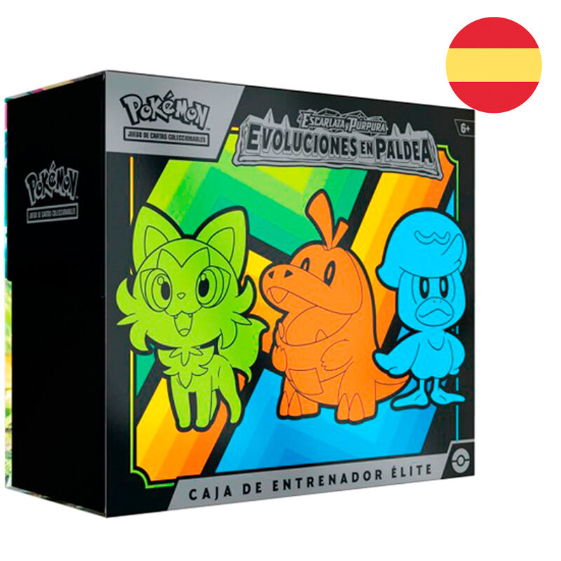 Estuche Carta Juego Cartas Coleccionables Caja Elite Pokemon espa�ol