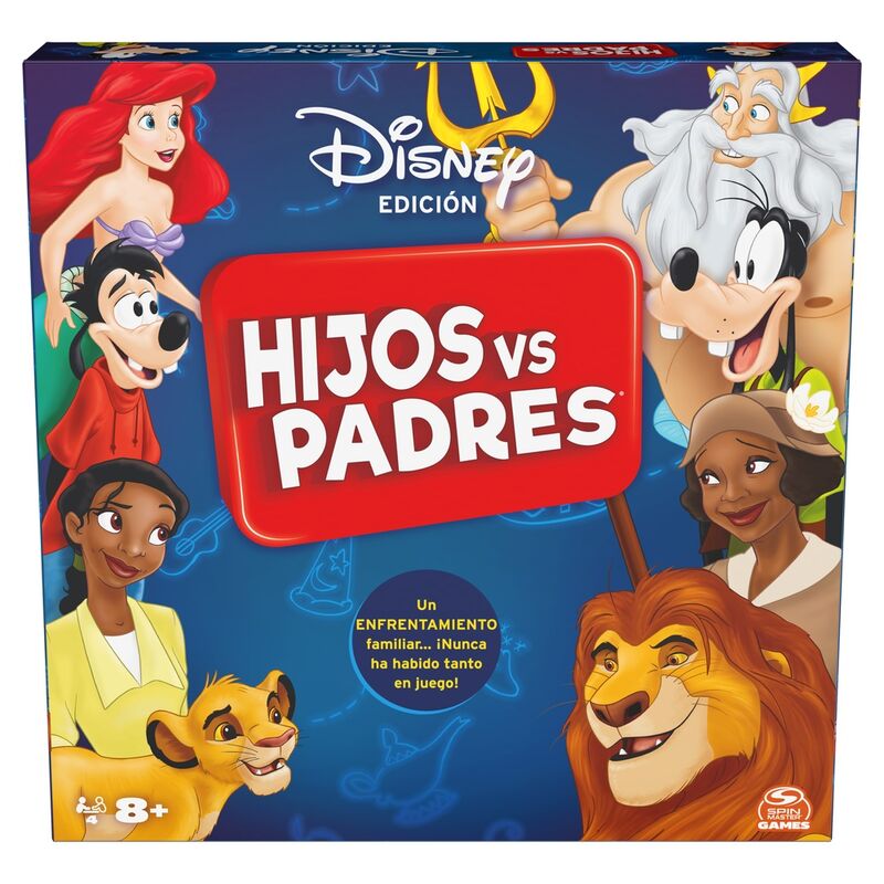 Juego de mesa HIjos Contra Padres Edicion Disney espa�ol