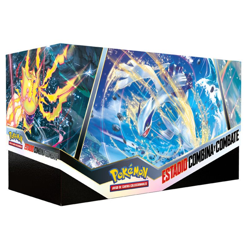 Estuche Juego Cartas Coleccionables Estadio Combina y Combate Tempestad Plateada Pokemon espa�ol