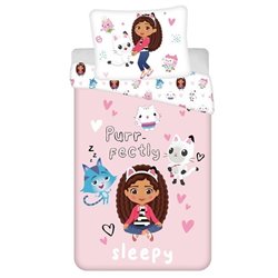 Funda nordica La Casa de Mu�ecas de Gabby cama 90cm policotton