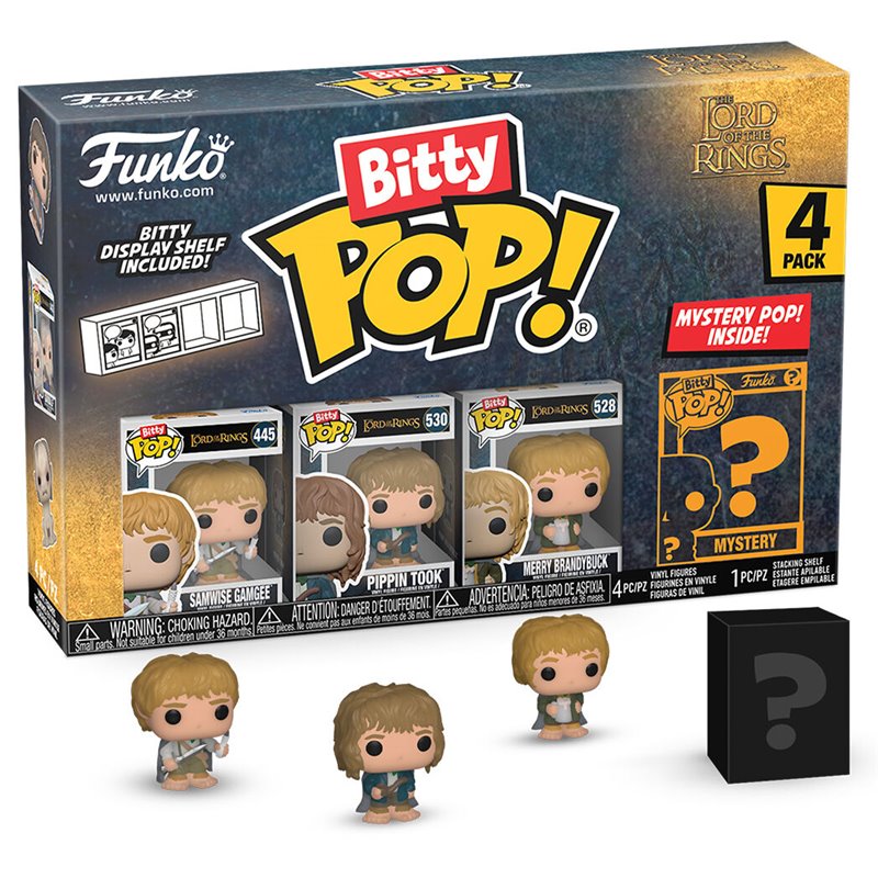 Blister 4 figuras Bitty POP El Se�or de los Anillos Samwise