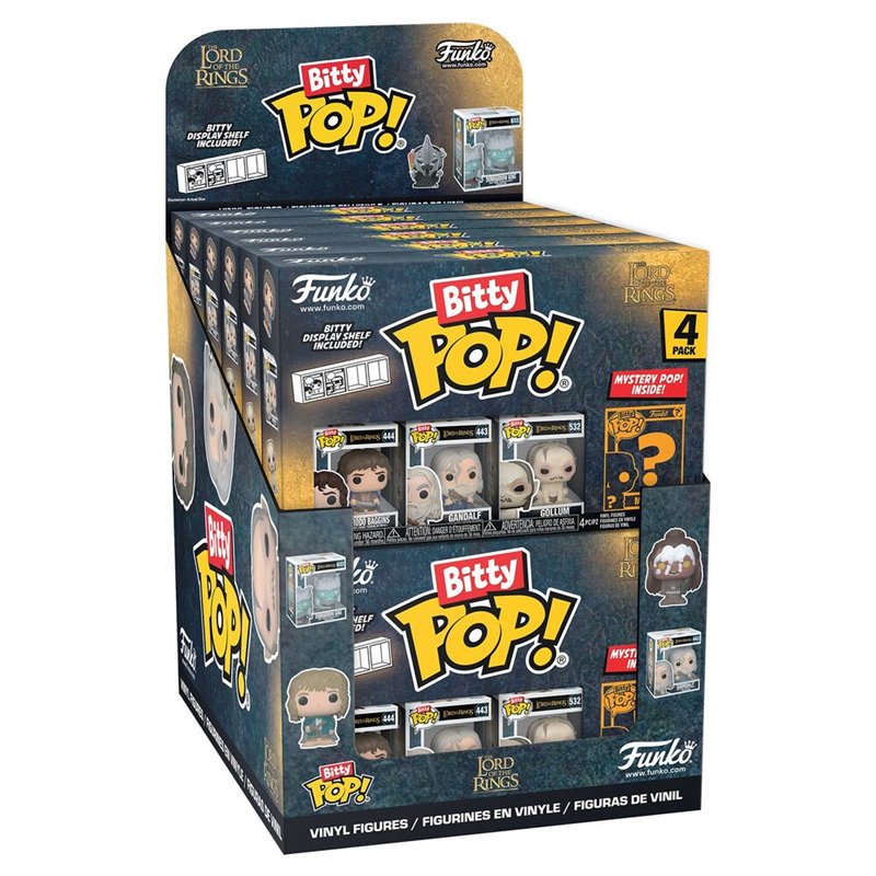 Blister 4 figuras Bitty POP El Se�or de los Anillos surtido