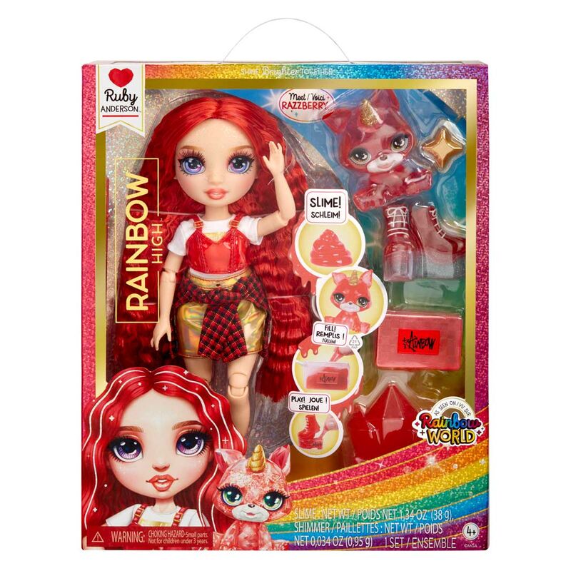 Mu�eca Ruby Rainbow World Rainbow High 25cm