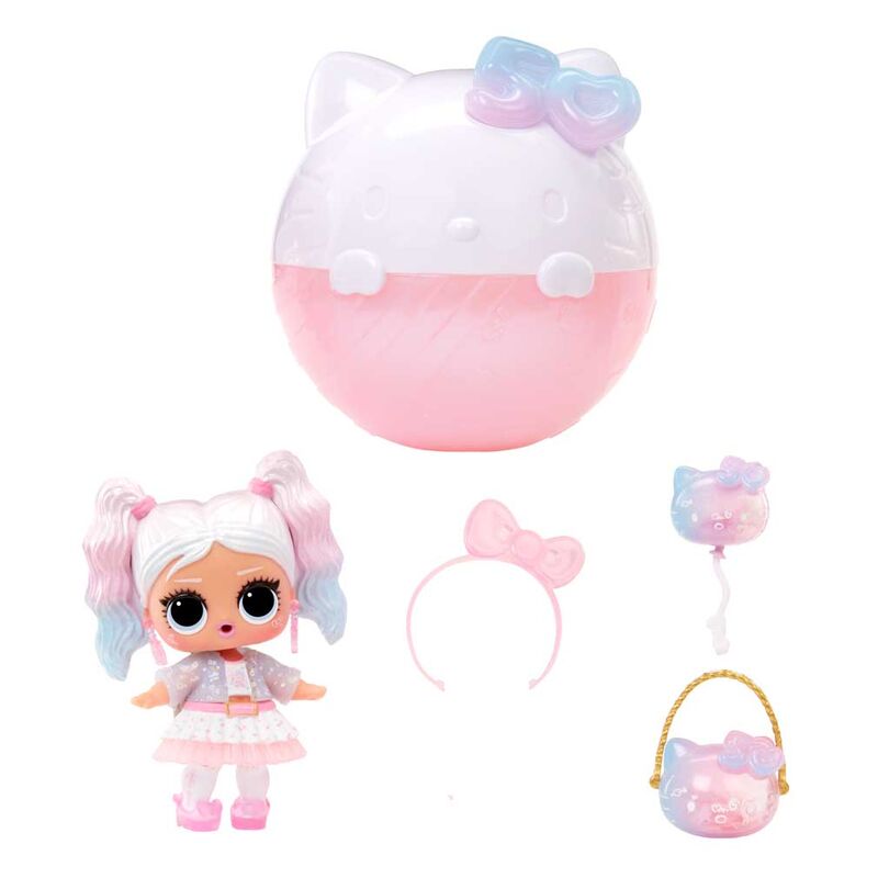 Mu�eca capsula sorpresa Hello Kitty L.O.L. Surprise surtido