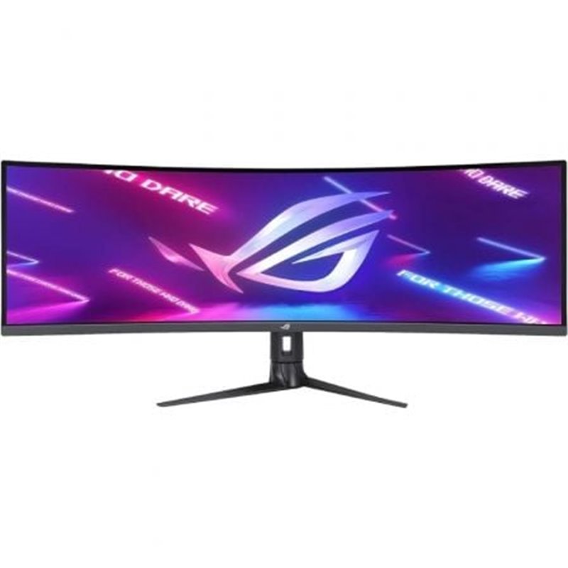 Monitor Gaming Ultrapanor�mico Curvo Asus Rog Strix XG49WCR 49"/ Dual QHD/ 1ms/ 165Hz/ VA/ Regulable en altura/ Multimedia/ Negr