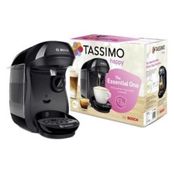 Cafetera de C�psulas Bosch Tassimo Happy/ Negra/ Incluye Descuento 10 Euros en Caf�