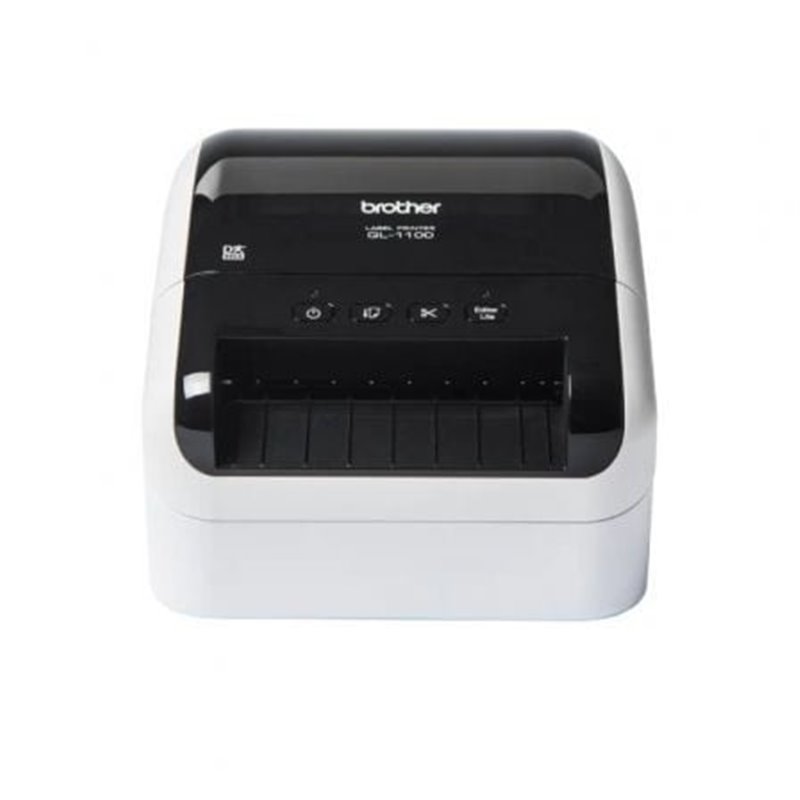 Impresora de Etiquetas Brother QL-1100C/ T�rmica/ Ancho etiqueta 103mm/ USB/ Blanca y Negra