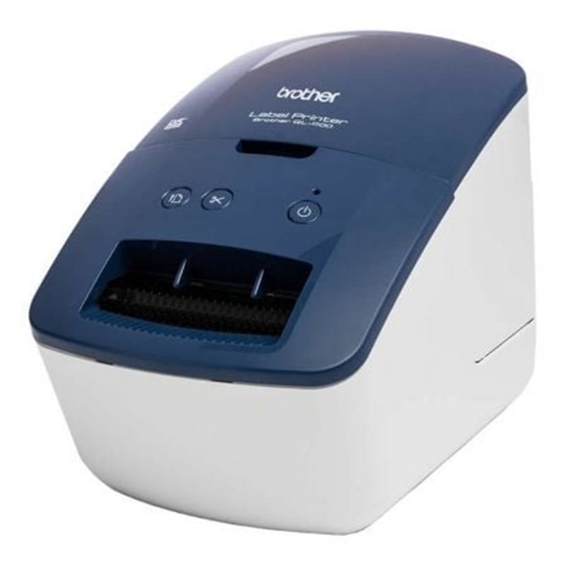 Impresora de Etiquetas Brother QL-600B/ T�rmica/ Ancho etiqueta 62mm/ USB/ Azul y Blanca