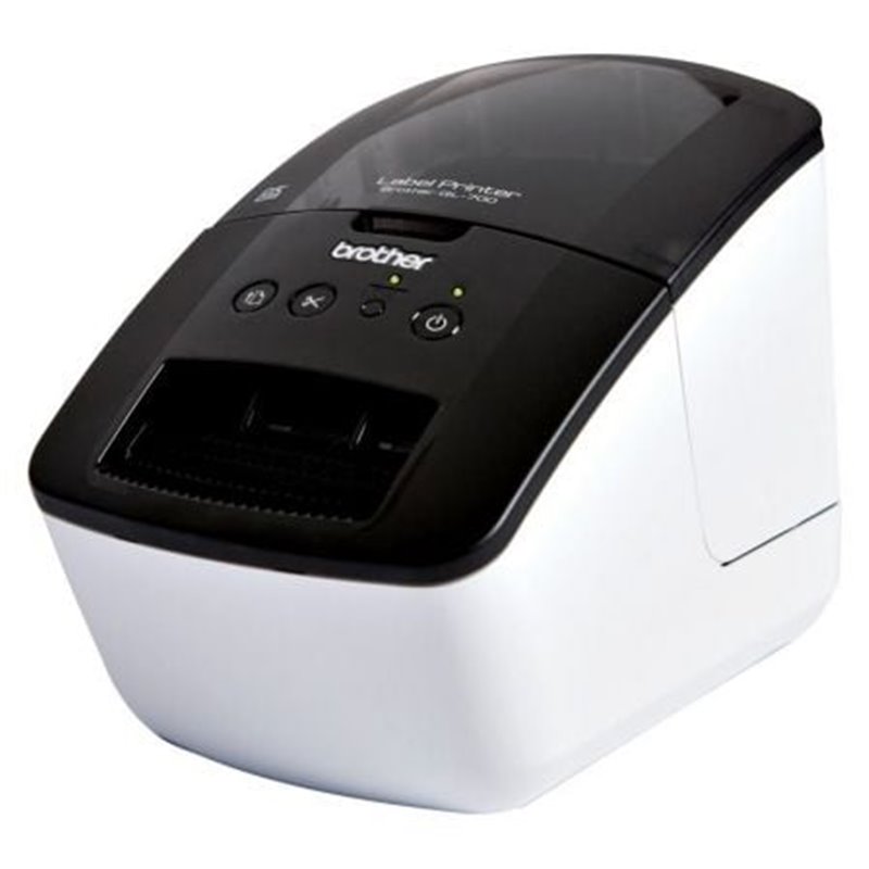 Impresora de Etiquetas Brother QL-700/ T�rmica/ Ancho etiqueta 62mm/ USB/ Blanca y Negra