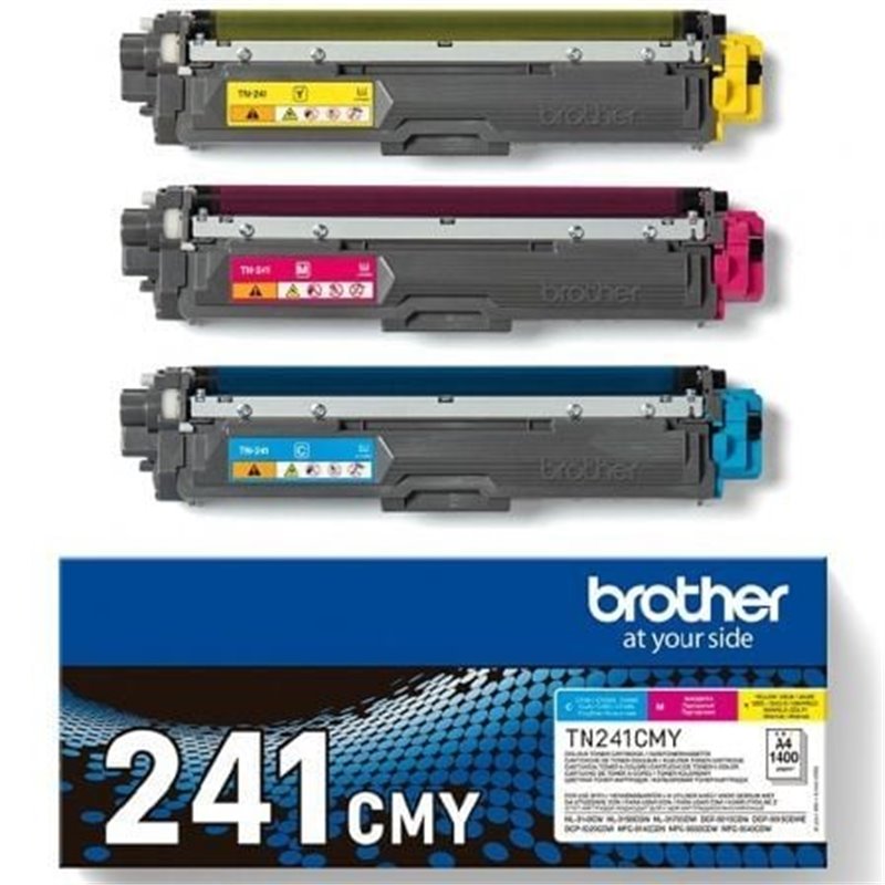 T�ner Original Brother TN241CMY Multipack/ Cian/ Magenta/ Amarillo