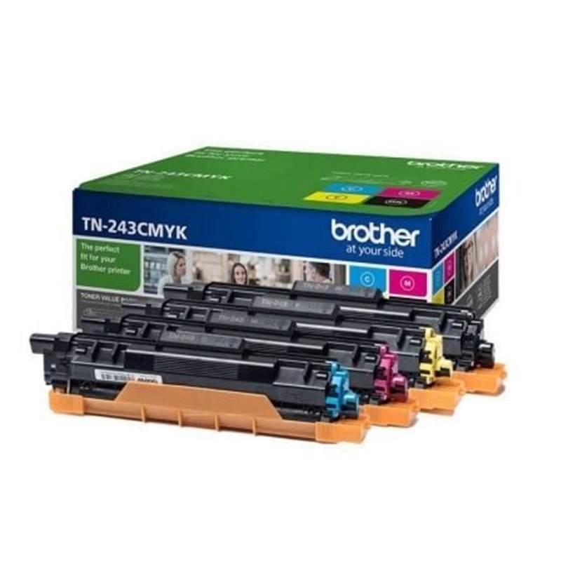 T�ner Original Brother TN-243CMYK Multipack/ Cian/ Magenta/ Amarillo/ Negro