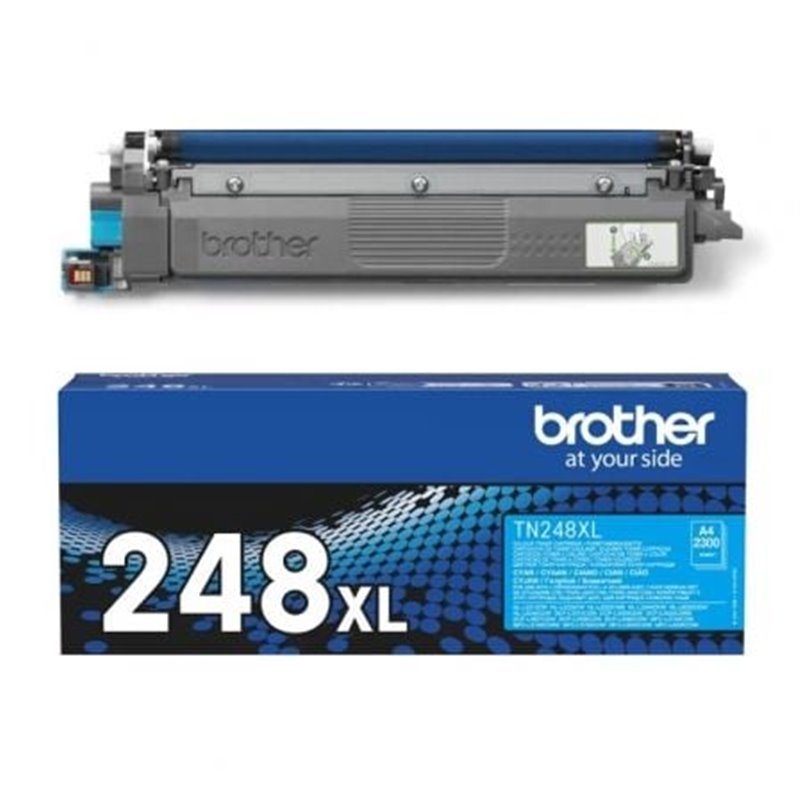 T�ner Original Brother TN248XLC Alta Capacidad/ Cian