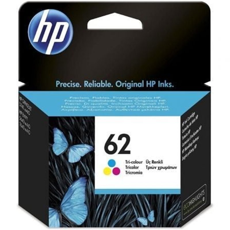 Cartucho de Tinta Original HP n�62/ Tricolor