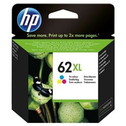 Cartucho de Tinta Original HP n�62 XL Alta Capacidad/ Tricolor