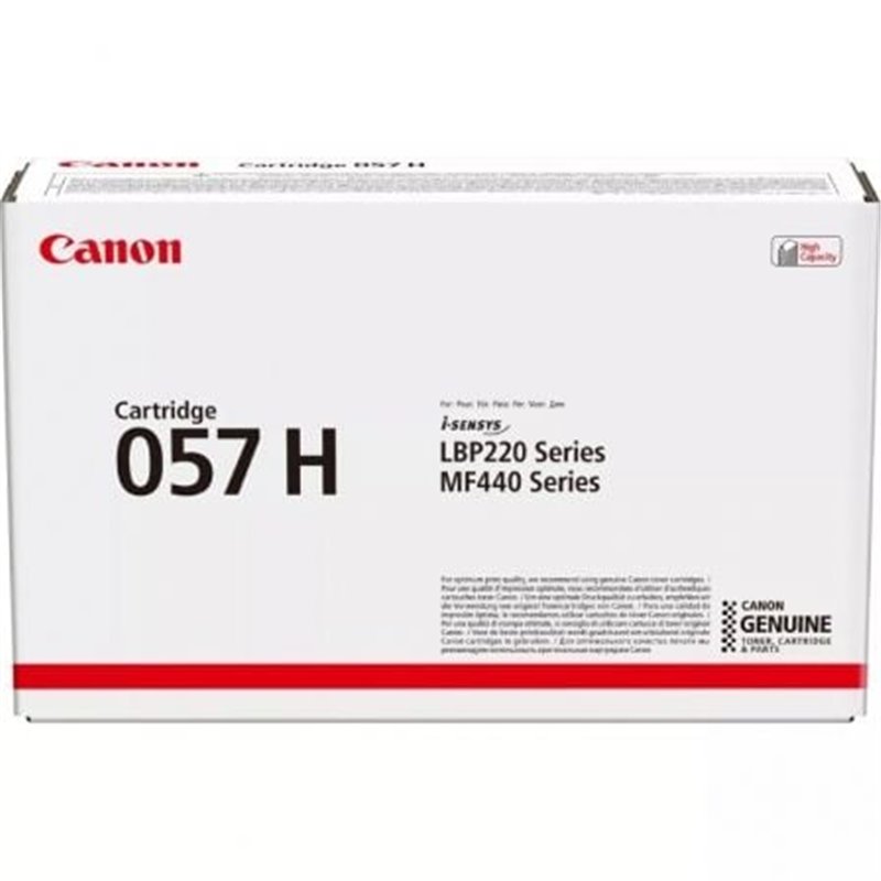 T�ner Original Canon i-SENSYS n�057H Alta Capacidad/ Negro