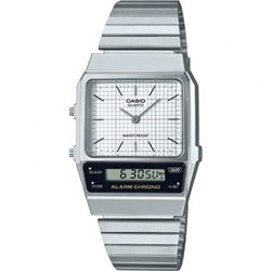 Reloj Anal�gico y Digital Casio Vintage Edgy AQ-800E-7AEF/ 41mm/ Plata