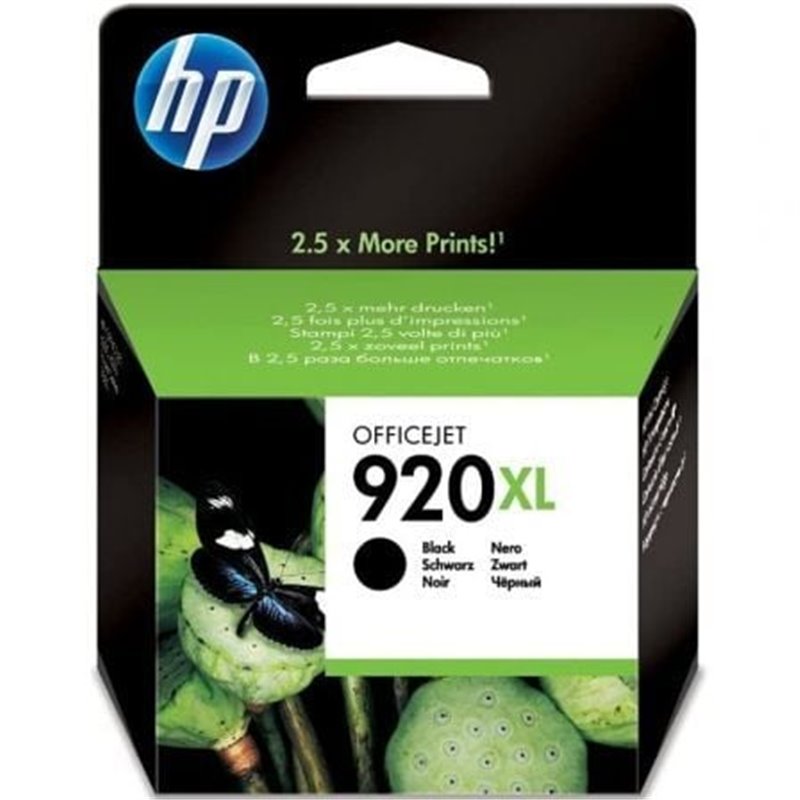 Cartucho de Tinta Original HP n�920 XL Alta Capacidad/ Negro