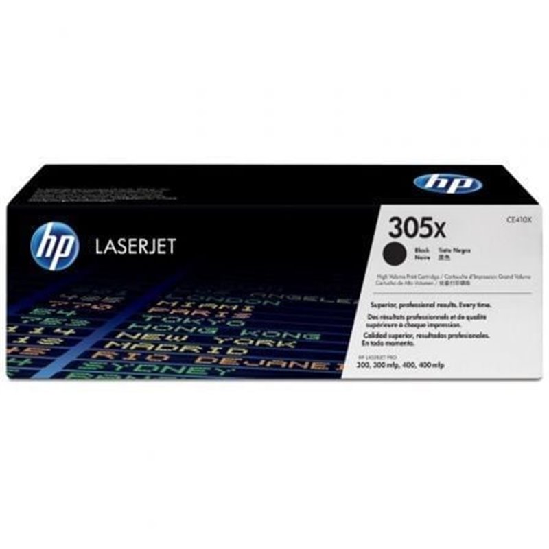 T�ner Original HP n�305X XL Alta Capacidad/ Negro