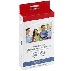 Cartucho de Tinta Original Canon KP-36IP Multipack/ Tricolor + Papel Fotogr�fico