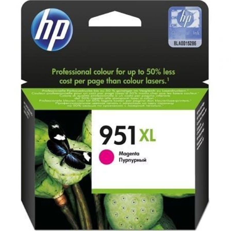 Cartucho de Tinta Original HP n�951 XL Alta Capacidad/ Magenta