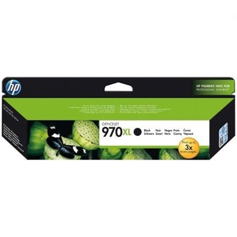 Cartucho de Tinta Original HP n�970 XL Alta Capacidad/ Negro