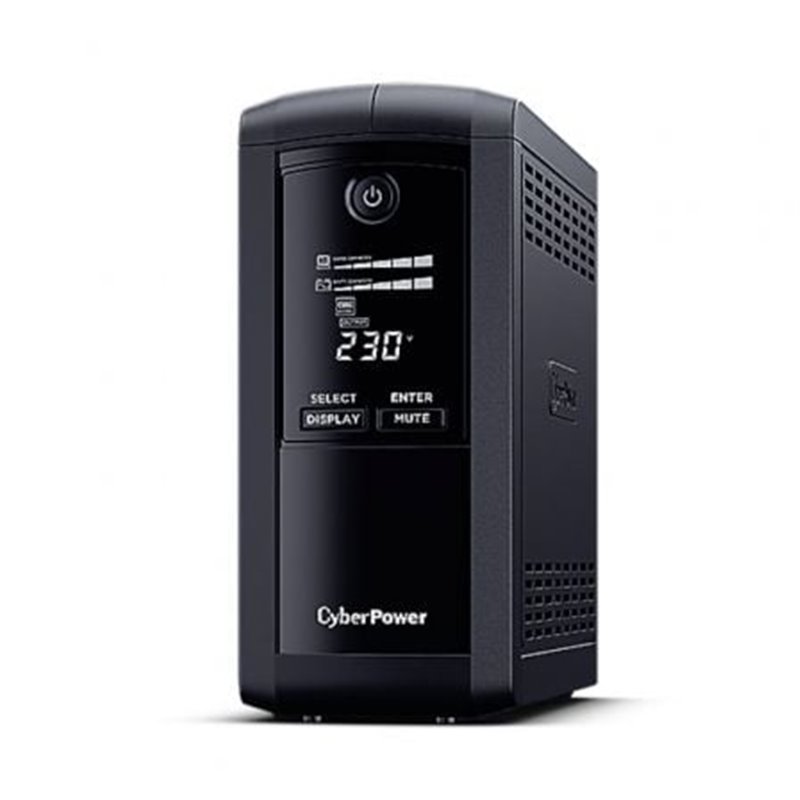 SAI L�nea Interactiva Cyberpower VP1000ELCD/ 1000VA-550W/ 4 Salidas/ Formato Torre