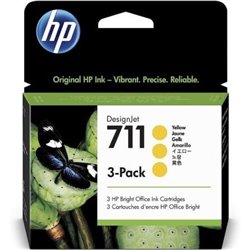 Cartucho de Tinta Original HP n�711 Multipack/ 3x Amarillo