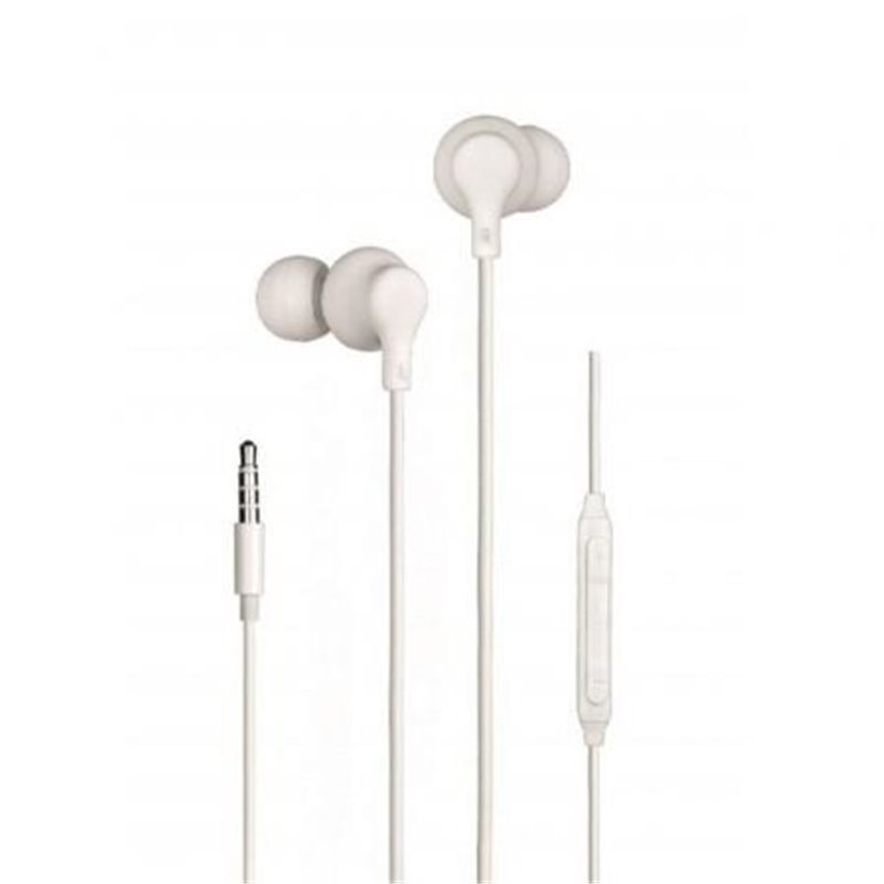 Auriculares Intrauditivos Daewoo DW2014/ con Micr�fono/ Jack 3.5/ Blancos