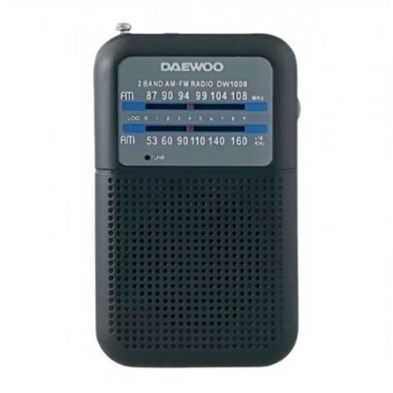 Radio Port�til Daewoo DW1008/ Negra