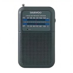 Radio Port�til Daewoo DW1008/ Gris