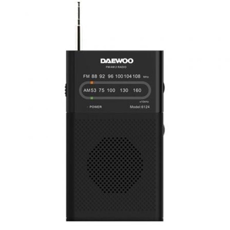 Radio Port�til Daewoo DW1027/ Negra