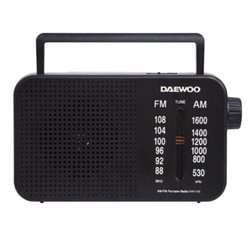 Radio Port�til Daewoo DW1123/ Negra