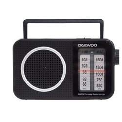 Radio Port�til Daewoo DW1124/ Negra