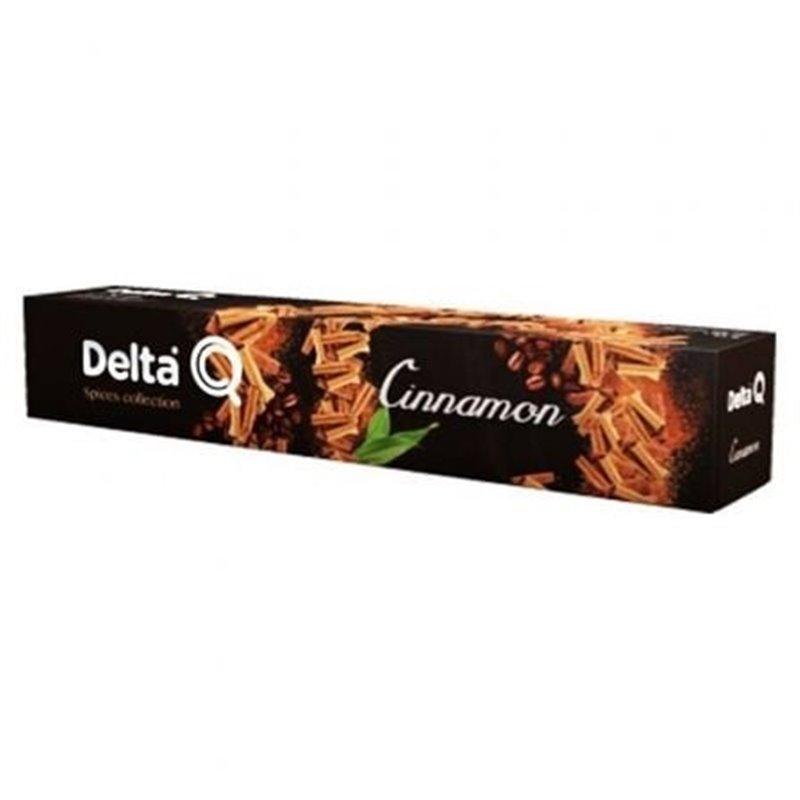 C�psula Delta Cinnamon para cafeteras Delta/ Caja de 10