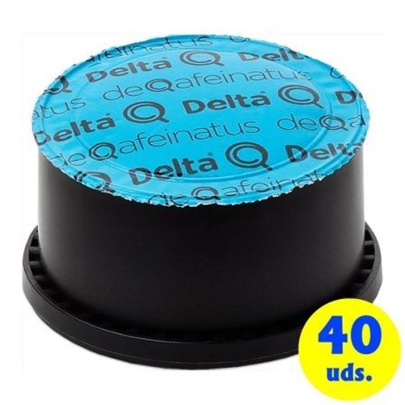 C�psula Delta DeQafeinatus para cafeteras Delta/ Caja 40