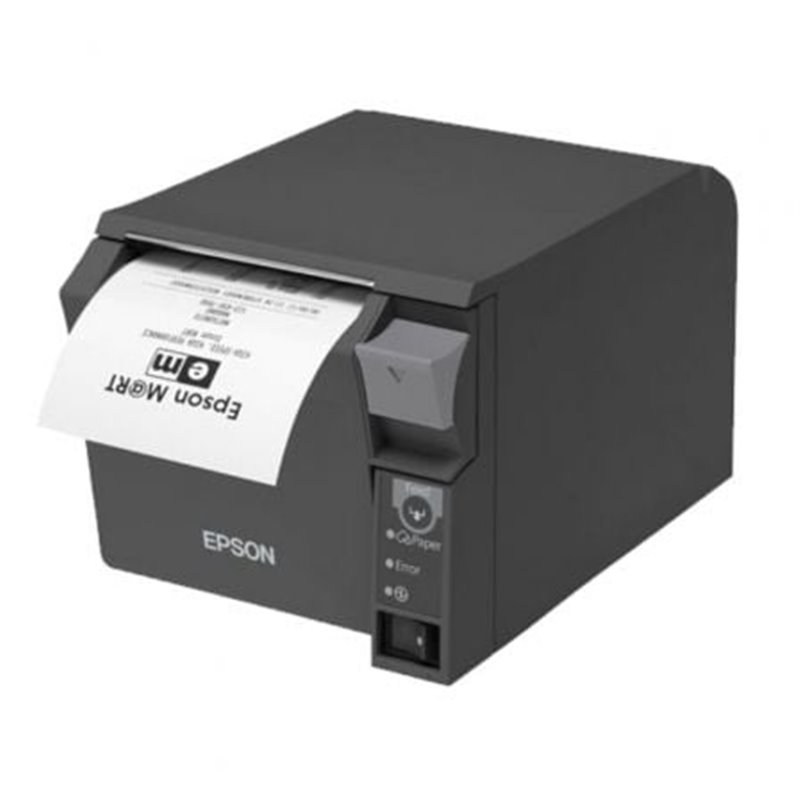 Impresora de Tickets Epson TM-T70II/ T�rmica/ Ancho papel 80mm/ USB-RS232/ Negra