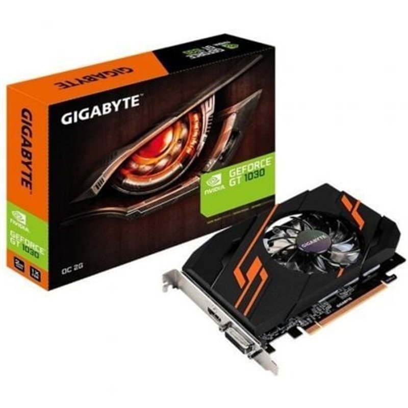 Tarjeta Gr�fica Gigabyte GeForce GT 1030 OC 2G/ 2GB GDDR5