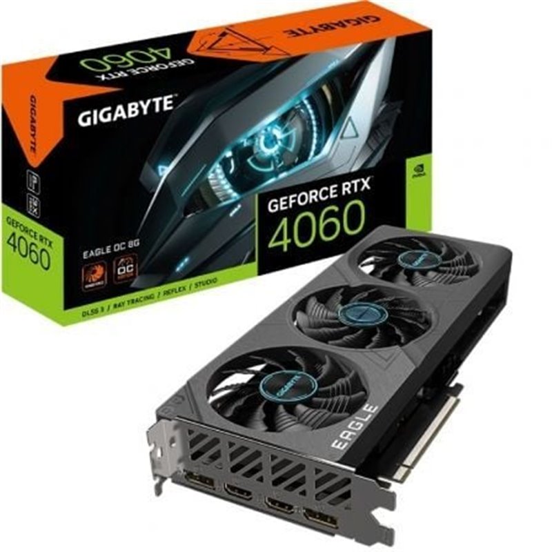 Tarjeta Gr�fica Gigabyte GeForce RTX 4060 EAGLE OC 8G/ 8GB GDDR6