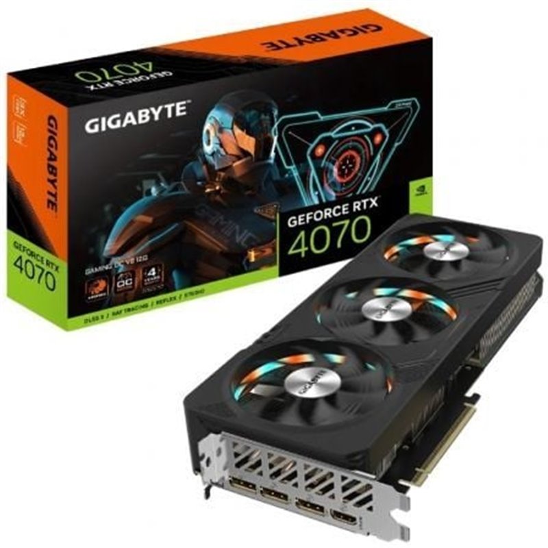 Tarjeta Gr�fica Gigabyte GeForce RTX 4070 GAMING OC V2/ 12GB GDDR6X