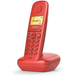 Tel�fono Inal�mbrico Gigaset A170/ Rojo