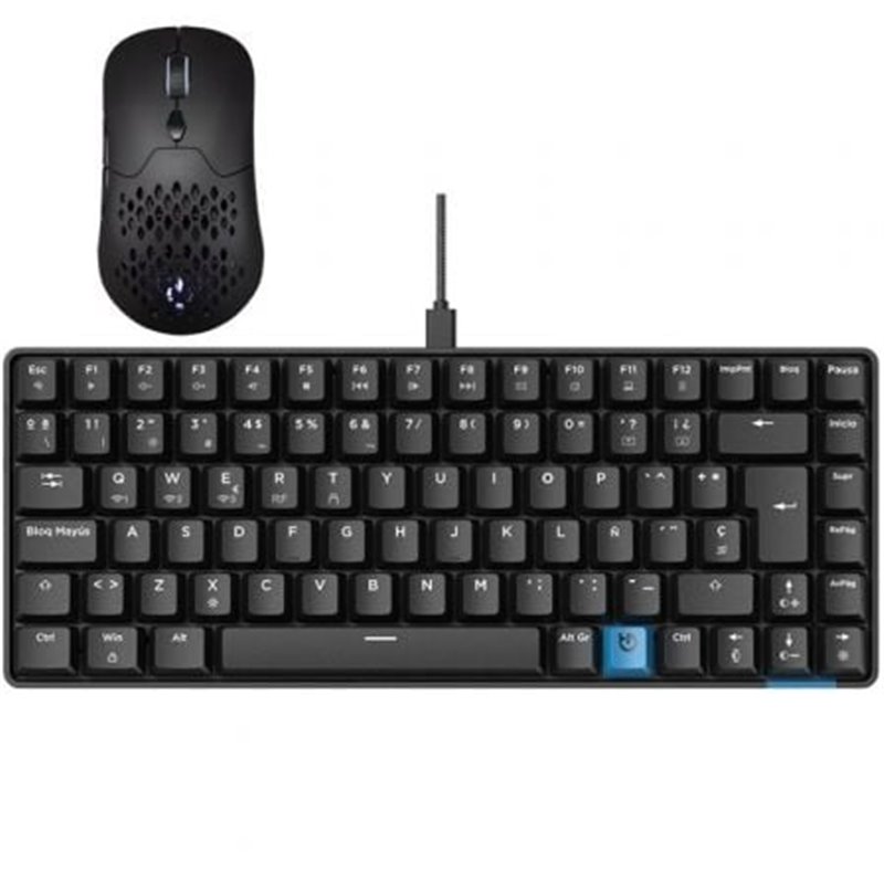 Pack Gaming Hiditec/ Teclado Mec�nico Inal�mbrico GM1K + Rat�n Inal�mbrico GX30 PRO Wireless