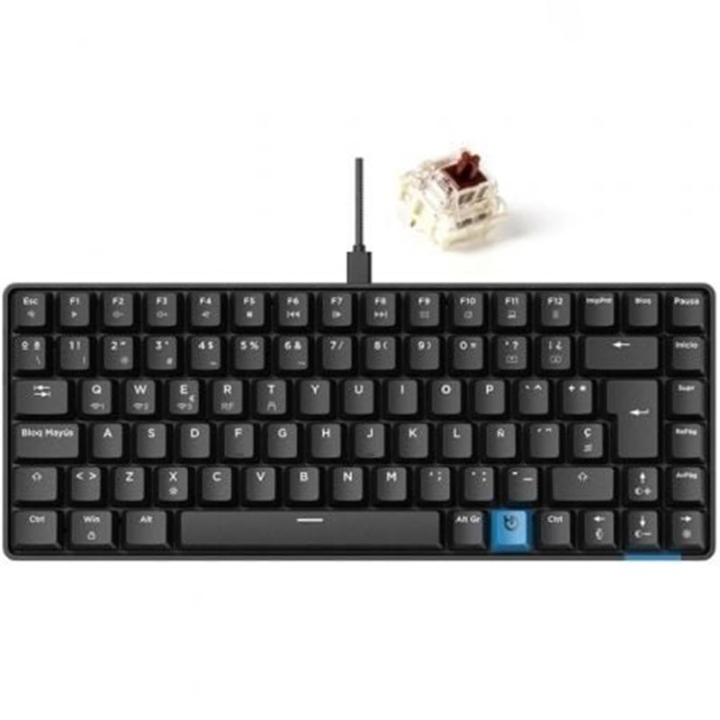 Teclado Gaming Mec�nico Inal�mbrico Hiditec GM1K/ Hot-Swap switch Gateron Brown