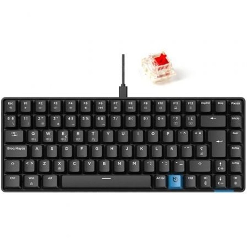 Teclado Gaming Mec�nico Inal�mbrico Hiditec GM1K/ Hot-Swap switch Gateron Red