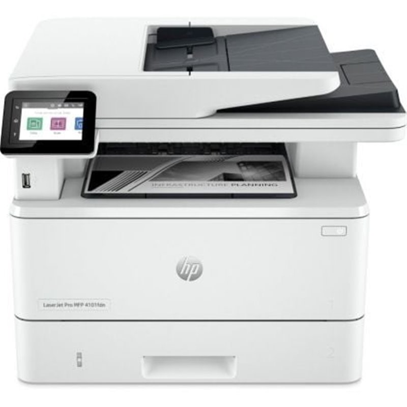 Multifunci�n L�ser Monocromo HP Laserjet Pro 4102DW WiFi/ D�plex/ ADF/ Blanca