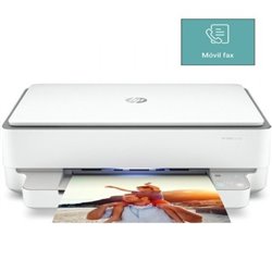 Multifunci�n HP Envy 6020e WiFi/ Fax M�vil/ D�plex/ Blanca