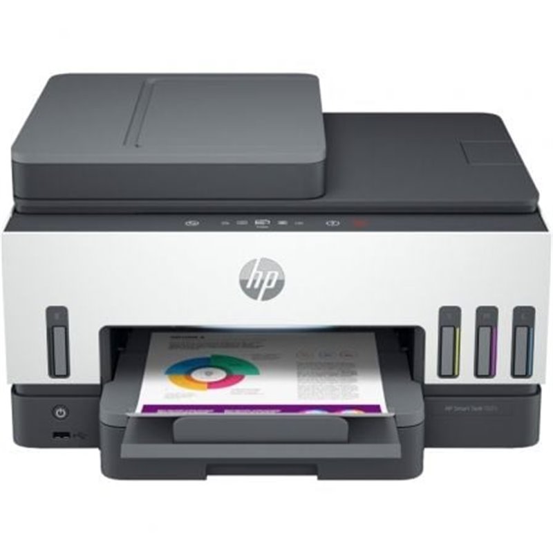 Multifunci�n Recargable HP Smart Tank 7605 WiFi/ Fax/ D�plex/ Blanca