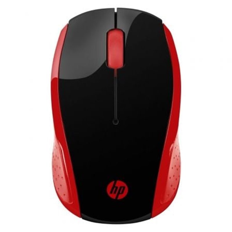 Rat�n Inal�mbrico HP 200/ 1000 DPI/ Rojo Imperial